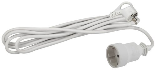 Удлинитель с заземлением ЭРА UX-1е-3m 1-м 3,0м 10А 2200Вт белый   картинка 